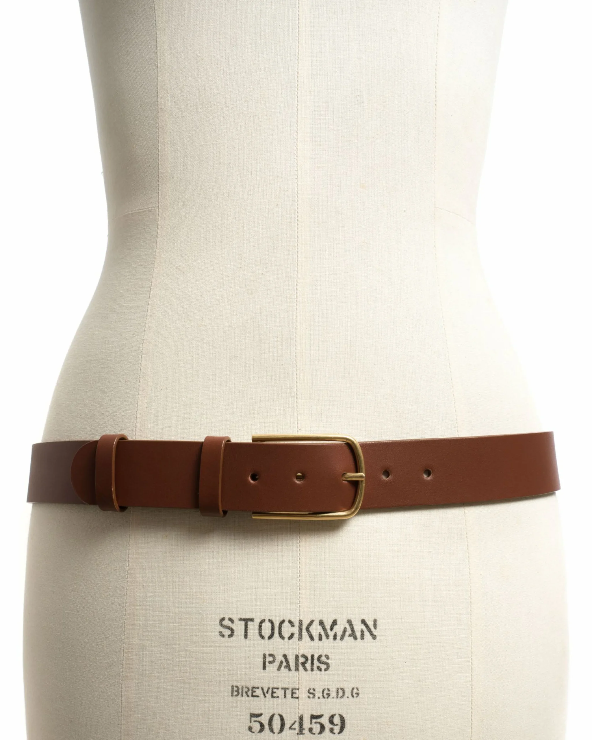 Whane simple unisex leather belt