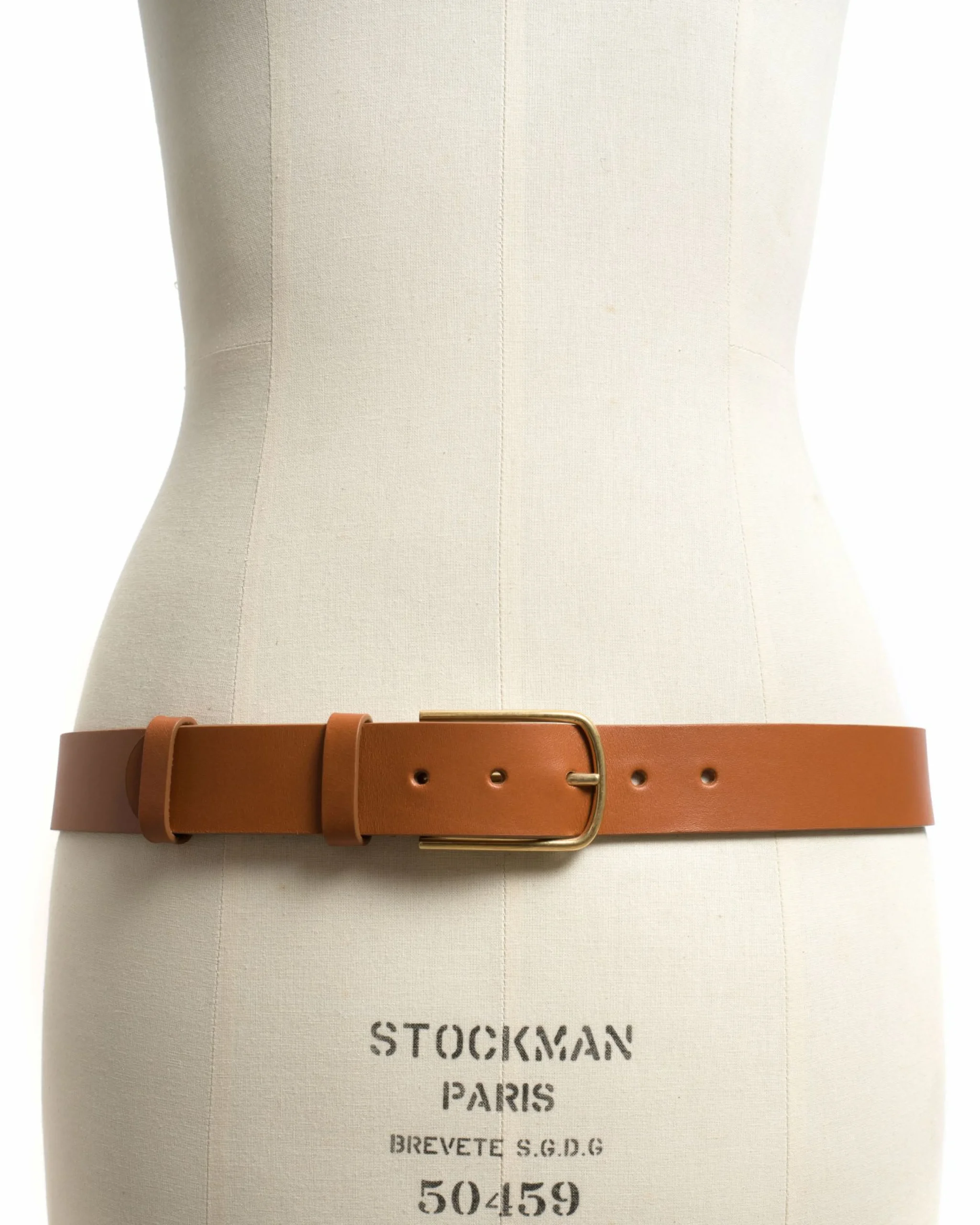 Whane simple unisex leather belt